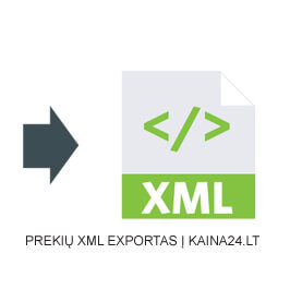 Prekių xml exportas į Kaina24.lt